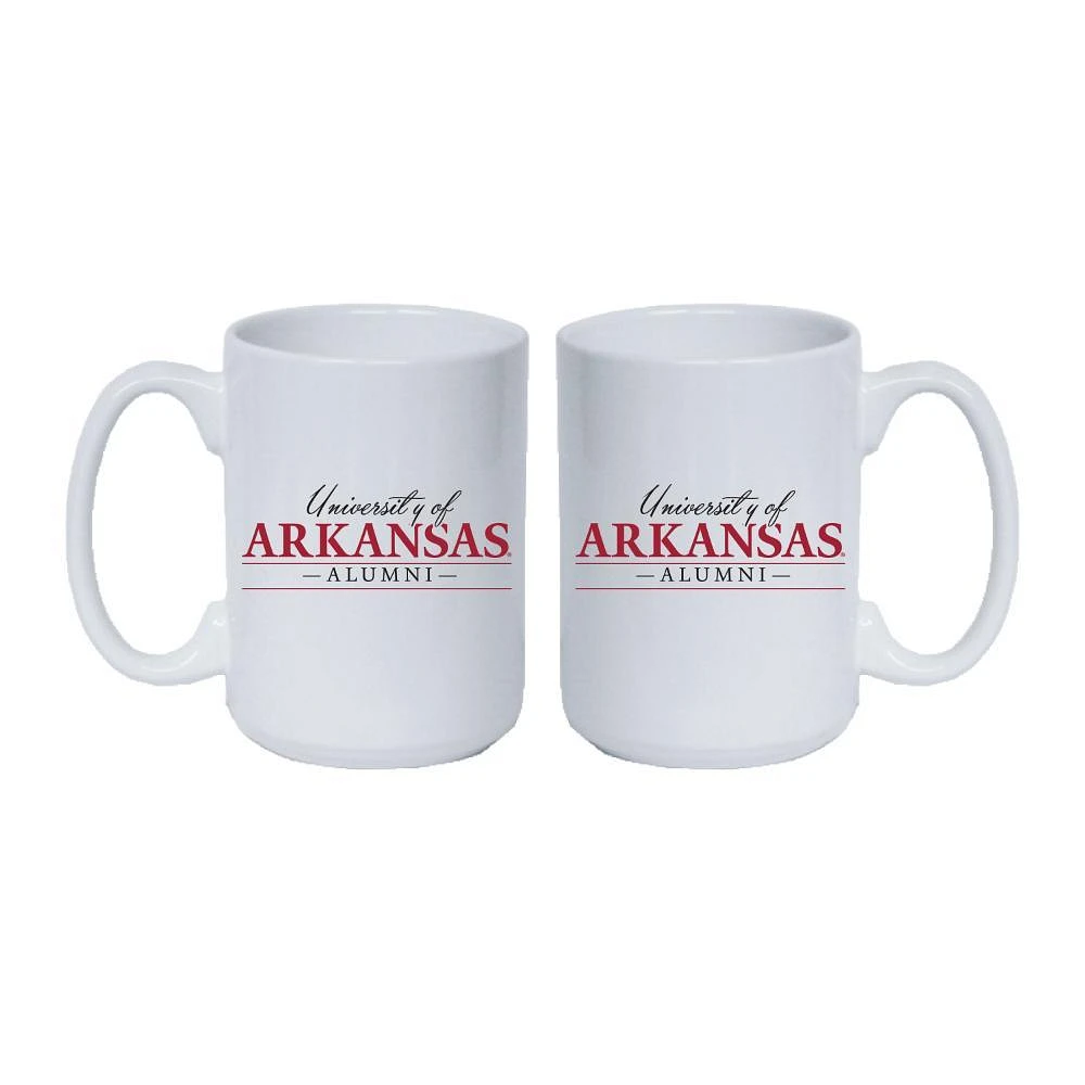 Arkansas 15 Oz Alumni Mug