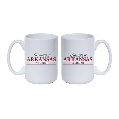 Arkansas 15 Oz Alumni Mug