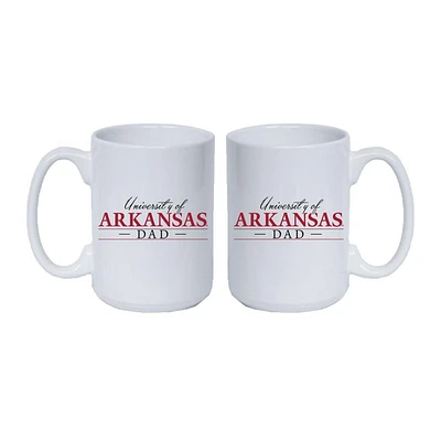 Arkansas 15 Oz Dad Mug