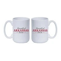 Arkansas 15 Oz Dad Mug