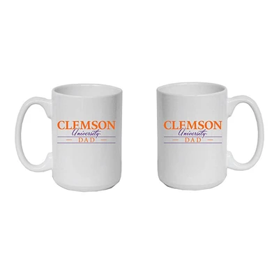 Clemson 15 Oz Dad Mug