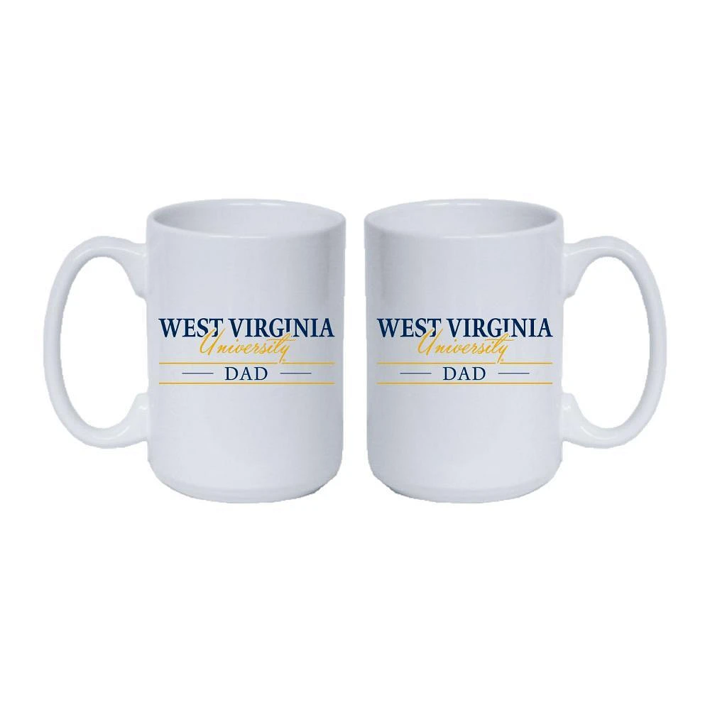 West Virginia 15 Oz Dad Mug