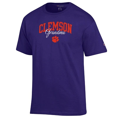 Clemson Champion Arch Grandma Script Tee