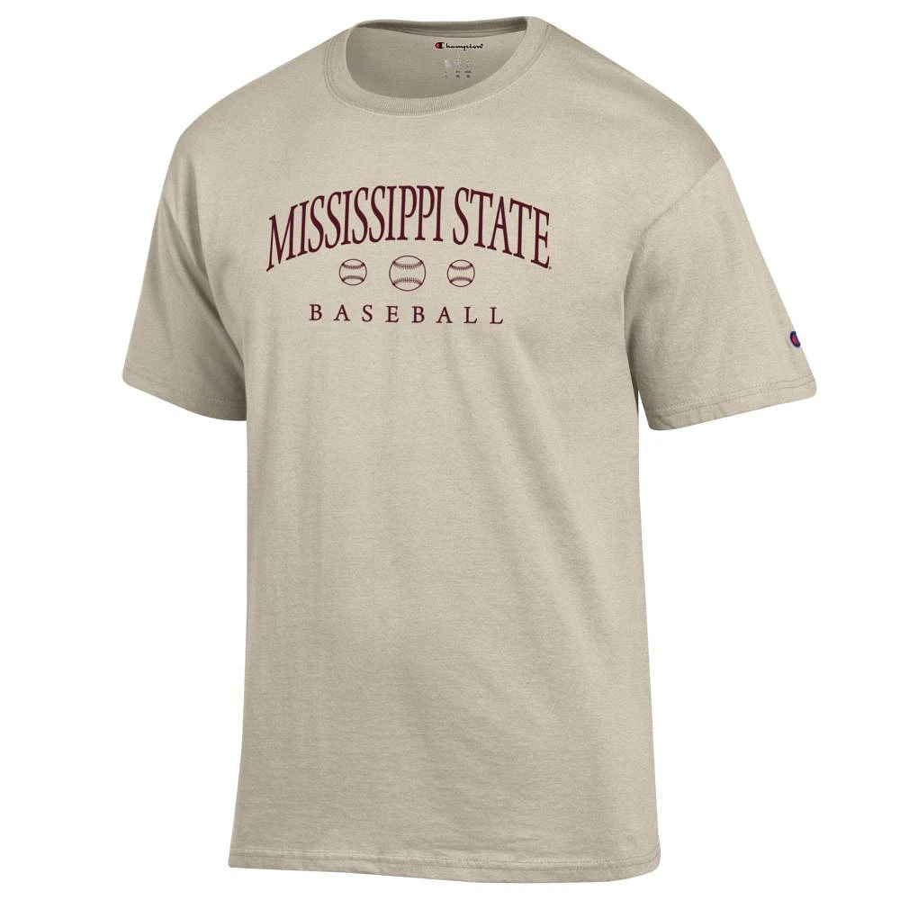 Mississippi State Champion Women's Arch Baseball Tee