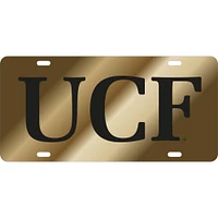 UCF Laser Gold License Plate