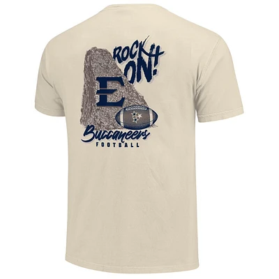 ETSU Rock On Football Comfort Colors Tee