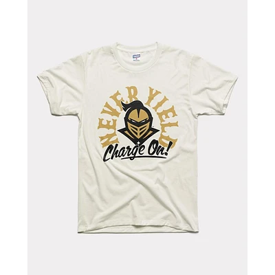 UCF Charlie Hustle Never Yield Charge On Tee