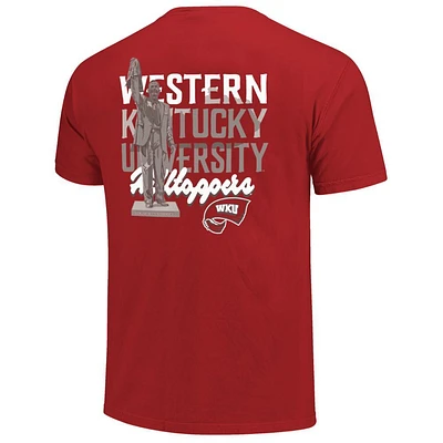 Western Kentucky Statue Stacked Comfort Colors Tee