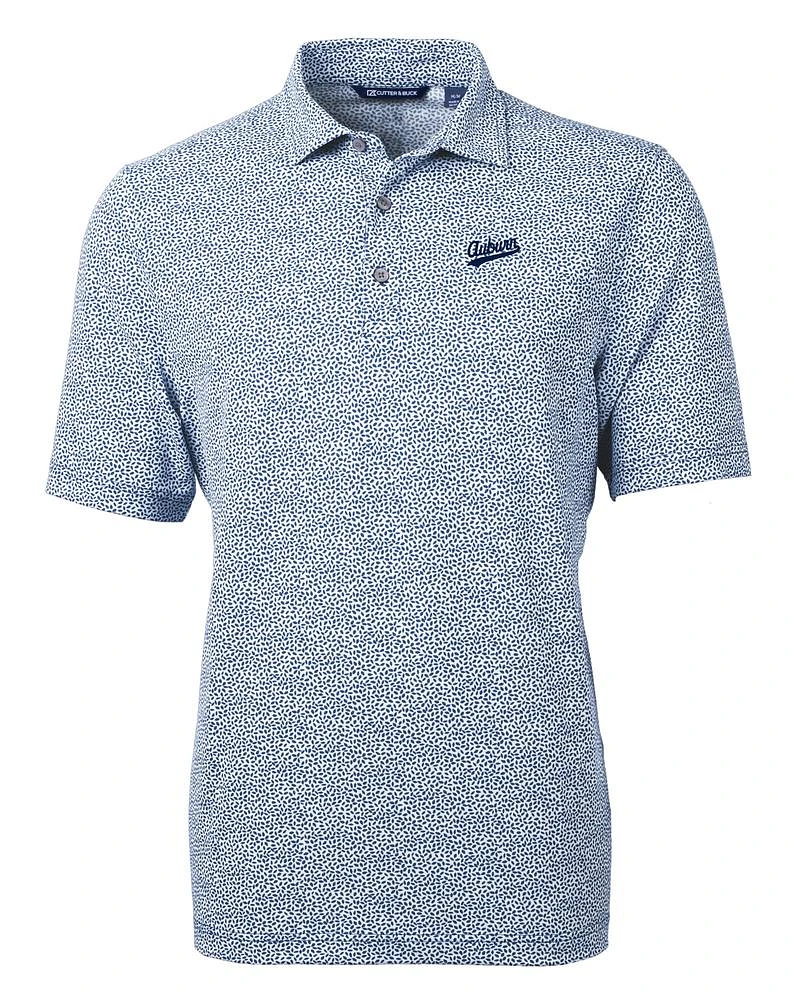 Auburn Script Cutter & Buck Eco Botanical Print Polo