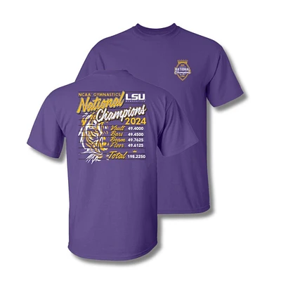 LSU 2024 NCAA Gymnastics National Champs YOUTH Score Tee