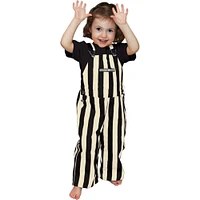 YOUTH Black and Tan Striped Game Bibs