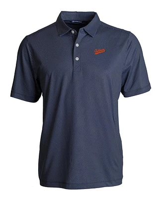 Auburn Script Cutter & Buck Symmetry Print Polo