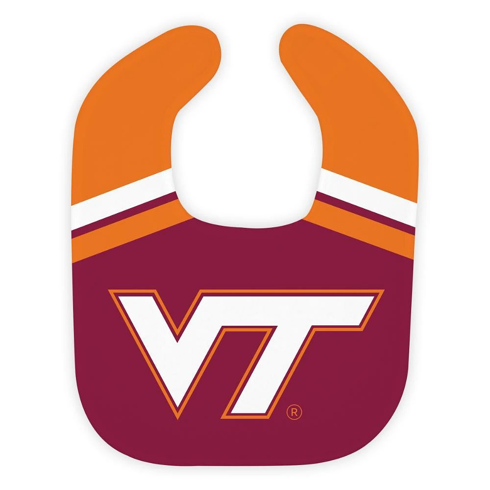 Virginia Tech Wee Ones Jersey Soft Bib