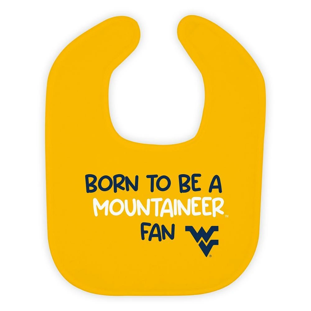 West Virginia Wee Ones Little Fan Soft Bib