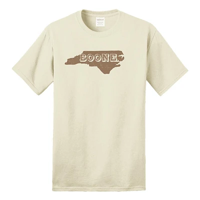 Boone Wood Carved State Tee