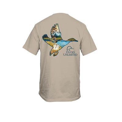 Georgia Ducks Unlimited Painterly Scene Comfort Colors Tee