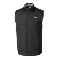 UCF Cutter & Buck Men's Citronaut Script Stealth Quilted Vest