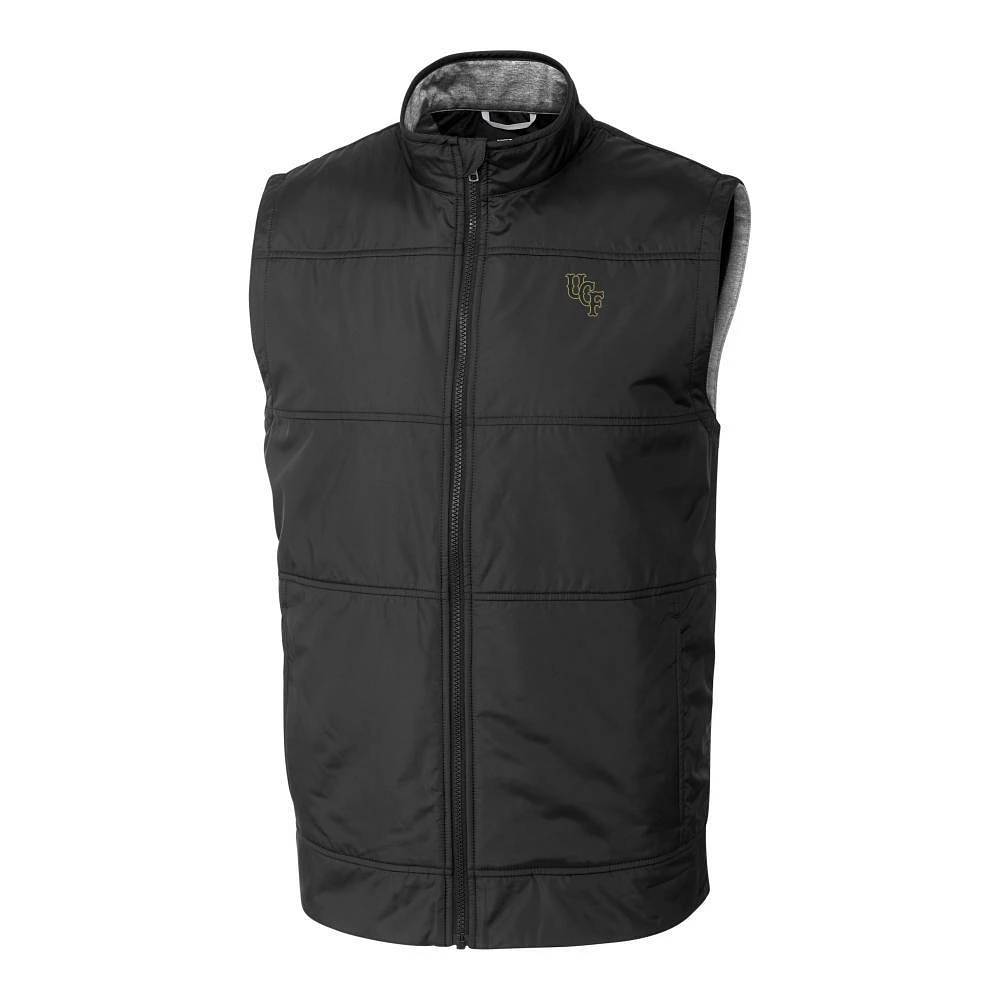 UCF Cutter & Buck Men's Baseball Stealth Quilted Vest