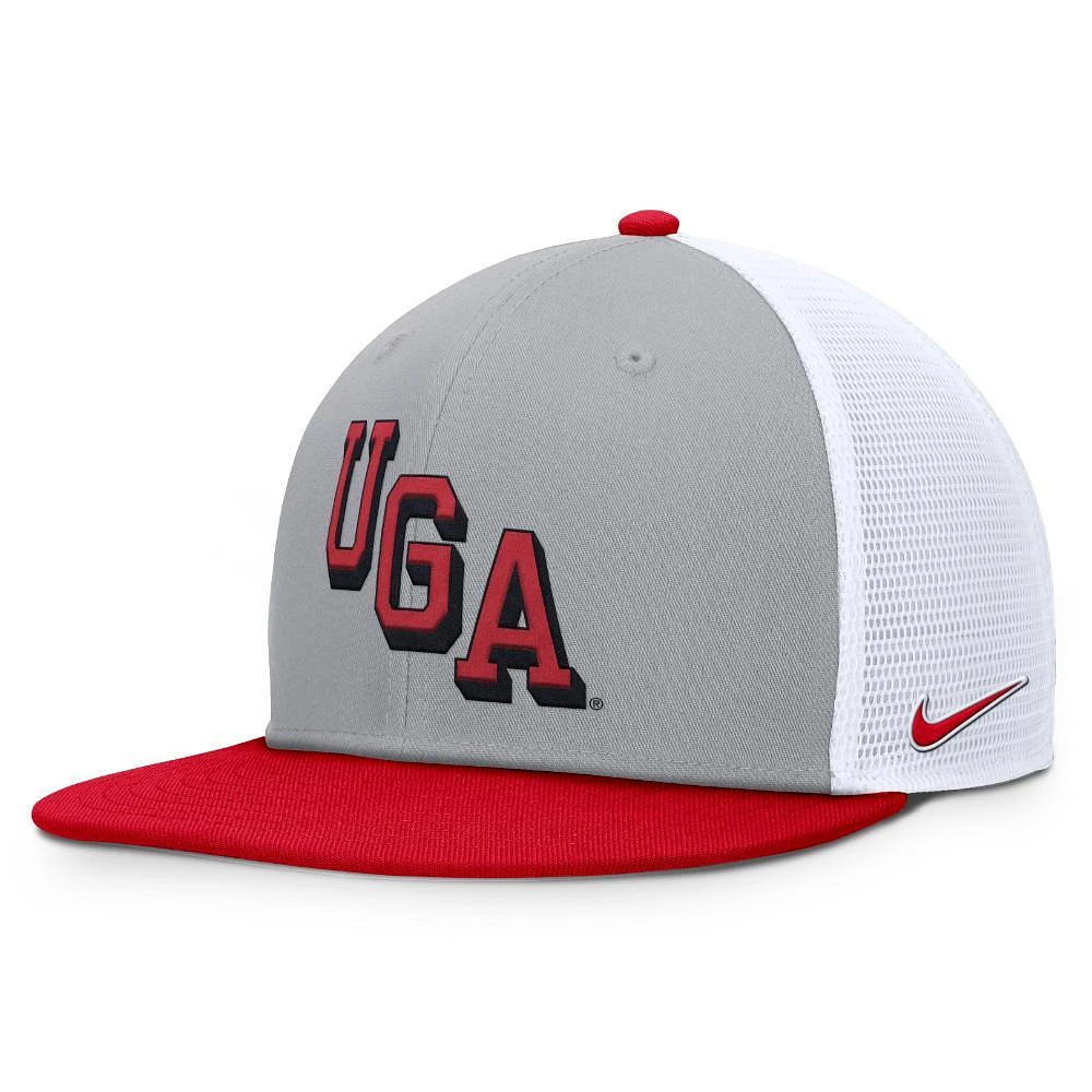 Georgia Nike Dri-Fit Pro Structured Mesh Square Bill Cap