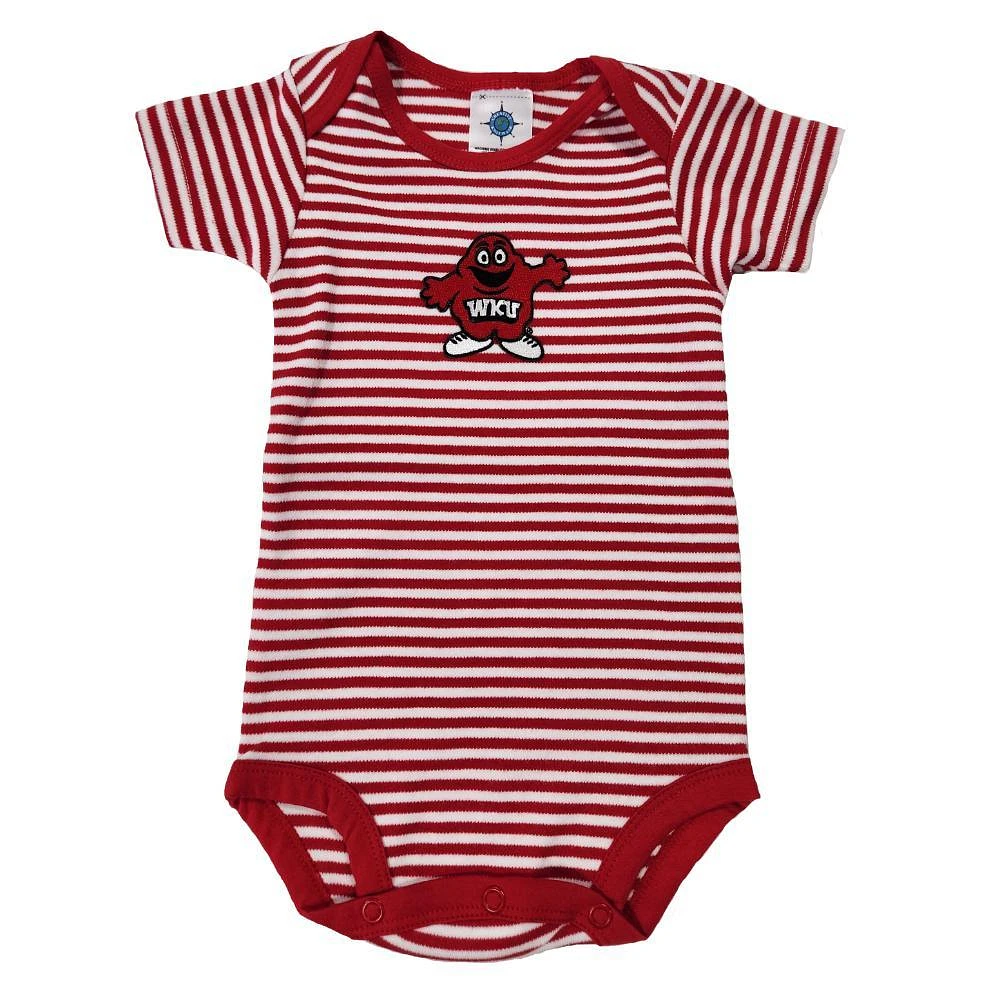 Western Kentucky Infant Striped Bodysuit