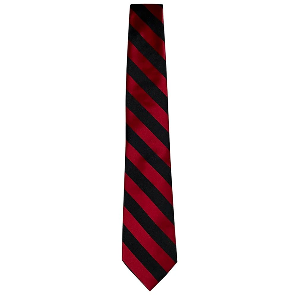 Black and Red Striped Tie