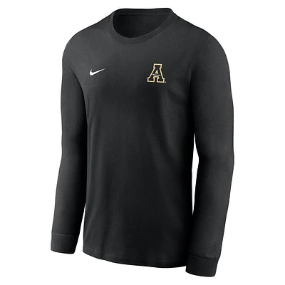 App State Nike Dri-Fit Legend Small Logo Long Sleeve Tee