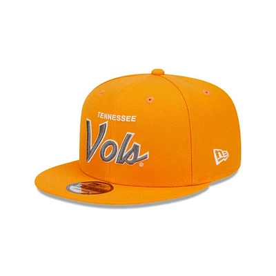 Tennessee New Era 950 Script Vols Flat Brim Hat