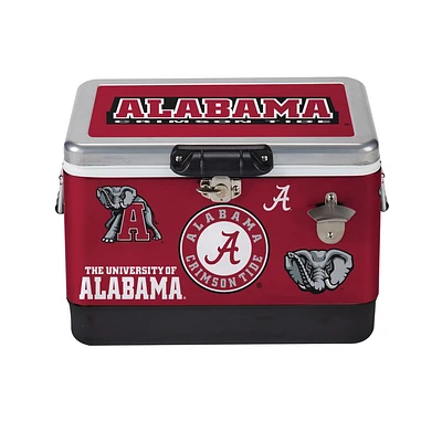 Alabama Indigo Falls 26 Quart Medley Metal Cooler