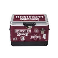 Mississippi State Indigo Falls 26 Quart Medley Metal Cooler