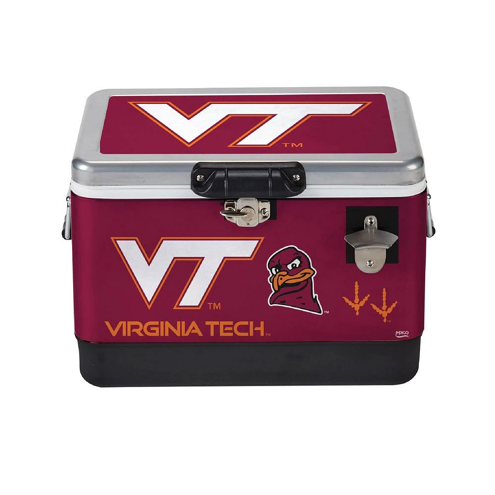 Virginia Tech Indigo Falls 26 Quart Medley Metal Cooler