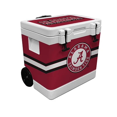 Alabama Indigo Falls 37 Quart Rotomolded Wheeled Cooler