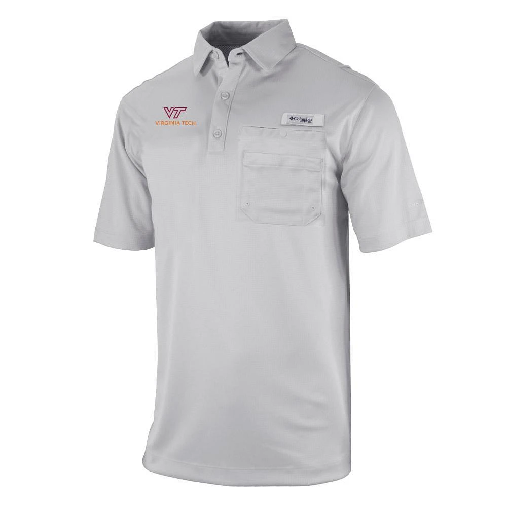 Virginia Tech Columbia Flycaster Pocket Polo