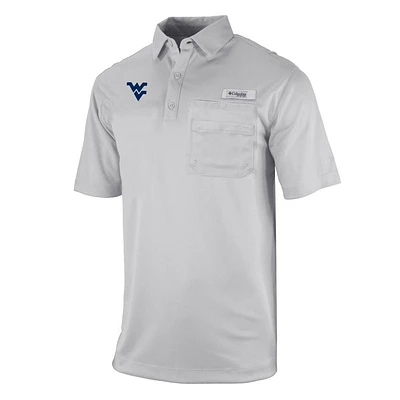 West Virginia Columbia Flycaster Pocket Polo