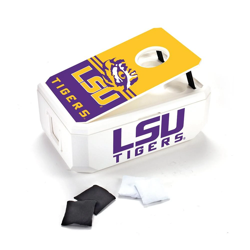 LSU Indigo Falls 37 Quart Cornhole Cooler