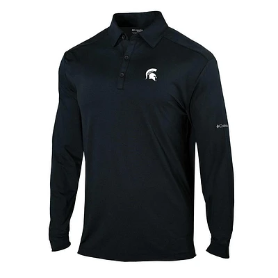 Michigan State Columbia Pin High Long Sleeve Polo
