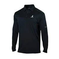 Alabama Columbia Pin High Long Sleeve Polo