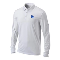 Kentucky Columbia Pin High Long Sleeve Polo