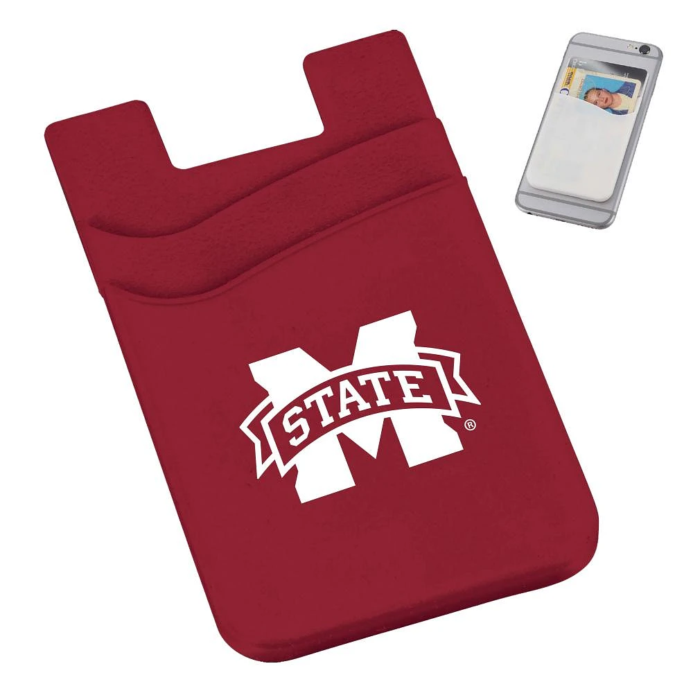 Mississippi State Dual Pocket Silicone Phone Wallet