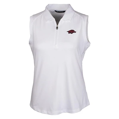 Arkansas Cutter & Buck Women's Forge Stretch Sleeveless Polo