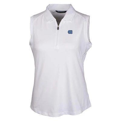 UNC Cutter & Buck Women's Forge Stretch Sleeveless Polo