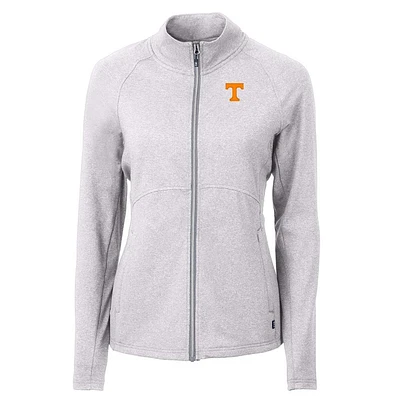 Tennessee Cutter & Buck Women's Adapt Eco Knit Heather Recycled Full Zip