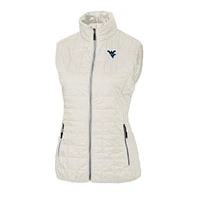 West Virginia Cutter & Buck Women's Rainier PrimaLoft Eco Insulated Puffer Vest