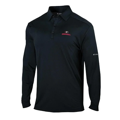 Georgia Columbia Pin High Long Sleeve Polo