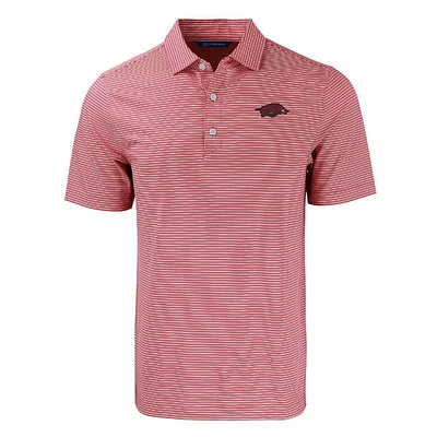 Arkansas Cutter & Buck Forge Eco Double Stripe Stretch Recycled Polo