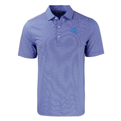 Kentucky Cutter & Buck Forge Eco Double Stripe Stretch Recycled Polo