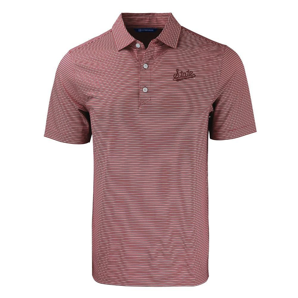 Mississippi State Cutter & Buck Forge Eco Double Stripe Stretch Recycled Polo