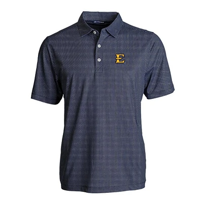 ETSU Cutter & Buck Pike Eco Symmetry Print Stretch Recycled Polo