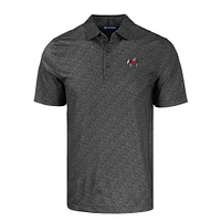 Georgia Cutter & Buck Pike Eco Pebble Print Stretch Recycled Polo