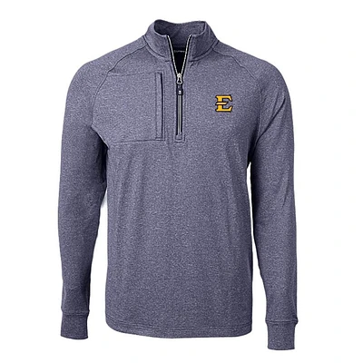 ETSU Cutter & Buck Adapt Eco Knit Heather 1/4 Zip Pullover