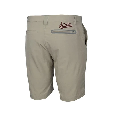 Mississippi State Cutter & Buck Bainbridge Sport Tech Shorts